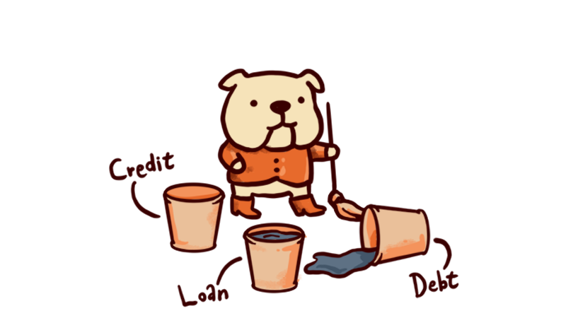 The Difference Between Credit, Loans, and Debt